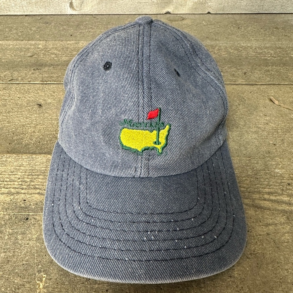 American Needle The Masters Hat Blue Denim Adjustable Adult Blue PGA Golf